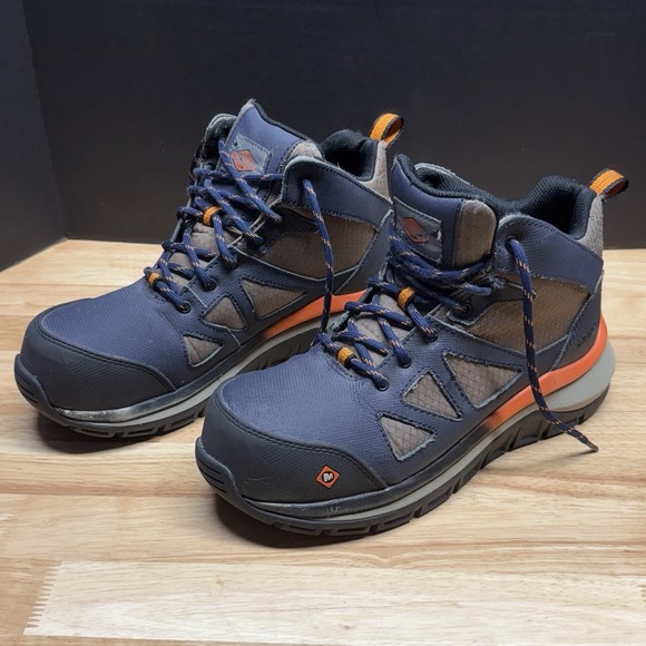 Merrell Fullbench Speed Composite Toe Mens 6 M/Womens 7.5 Blue Work Safety Boots main image 9